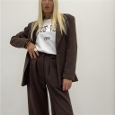 completo giacca slim e pantalone palazzo slim